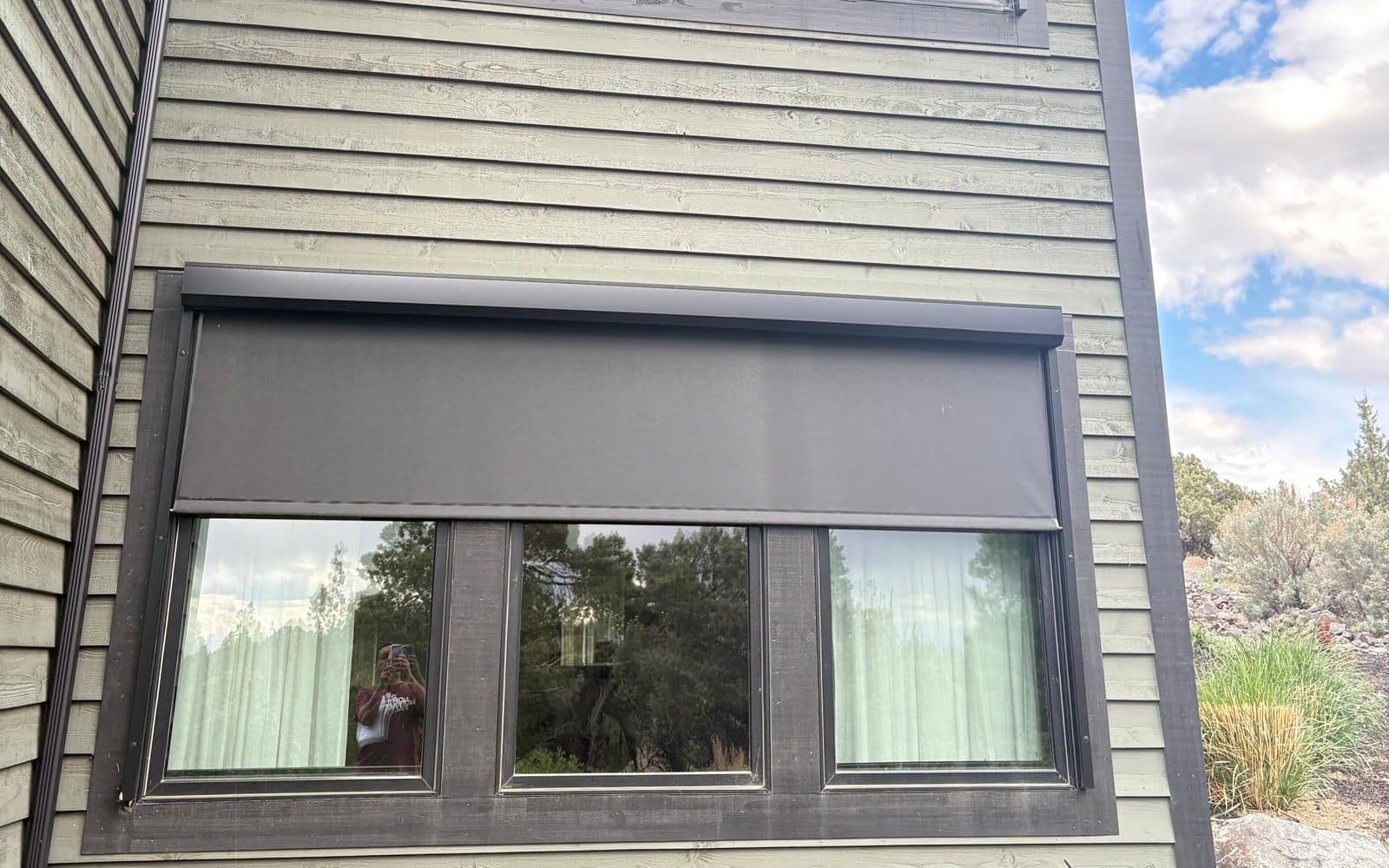 Window after professional cleaning by Kleanly — crystal clear and streak-free