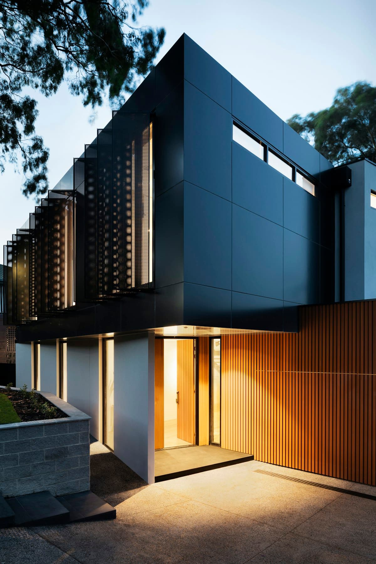 Elegant home facade with detailed, streak-free window cleaning